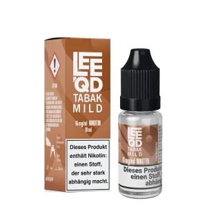 LEEQD Liquid – Tobacco Tabak mild – 16mg 10ml