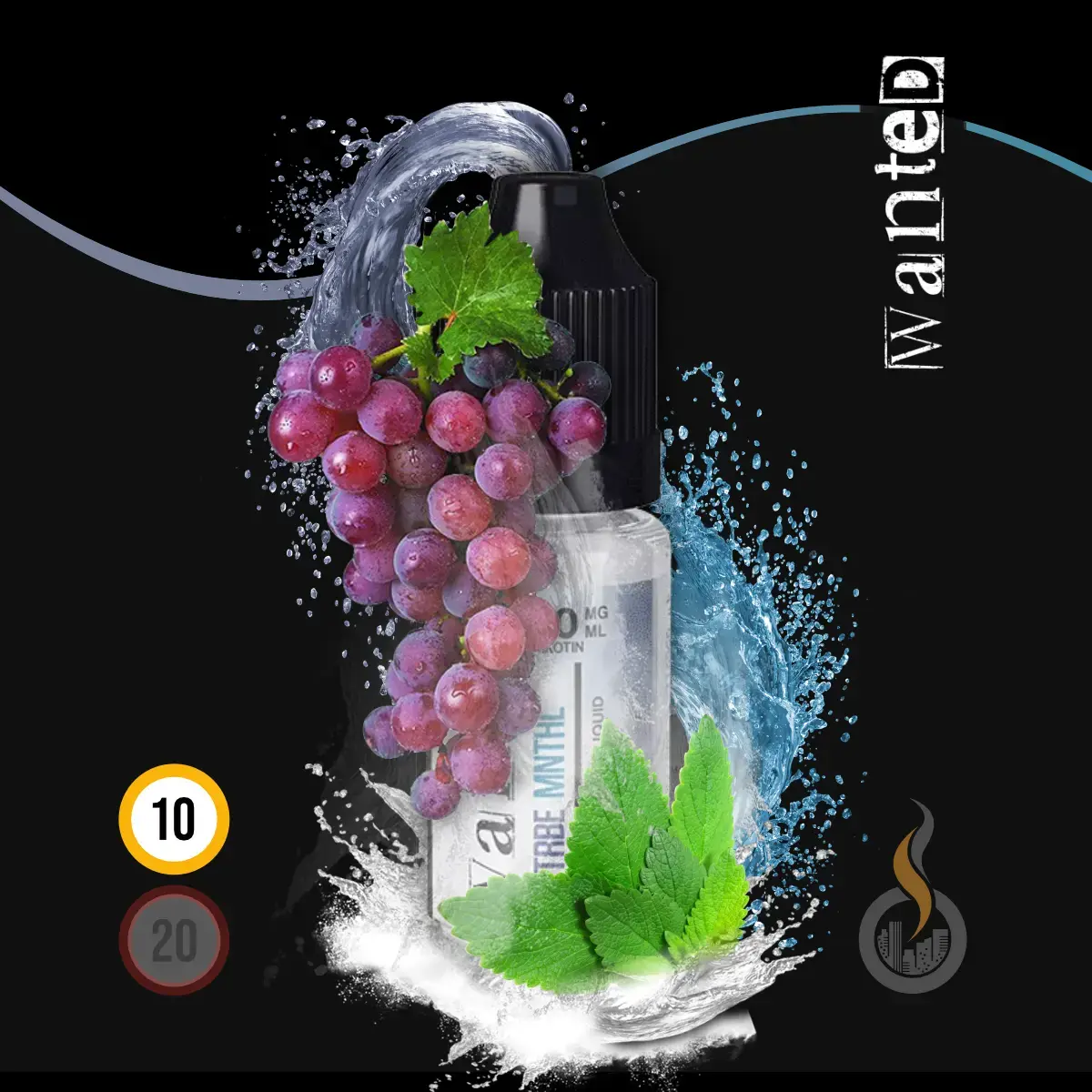 WANTED Overdosed Traube Menthol Nikotinsalz-Liquid – 10 ml