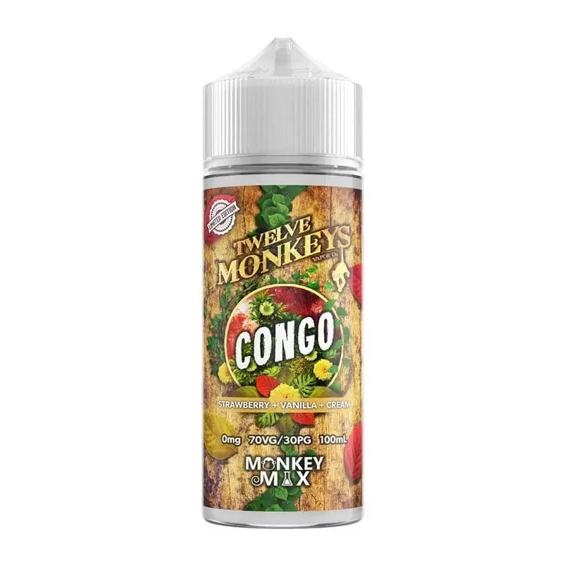 Twelve Monkeys Vapor Co. Twelve Monkeys – Congo Shortfill 100 ml E -Liquid