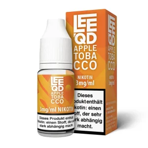 LEEQD – Apple Tobacco (Nikotinliquid, 10 ml, 50% VG / 50% PG)