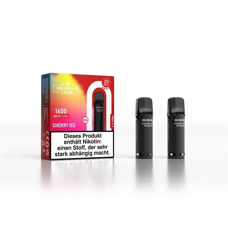 SKE Crystal 800 Pro Prefilled Pod Cherry Ice 20mg/ml