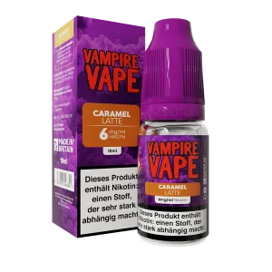 Vampire Vape Caramel Latte Liquid 10ml 6mg C