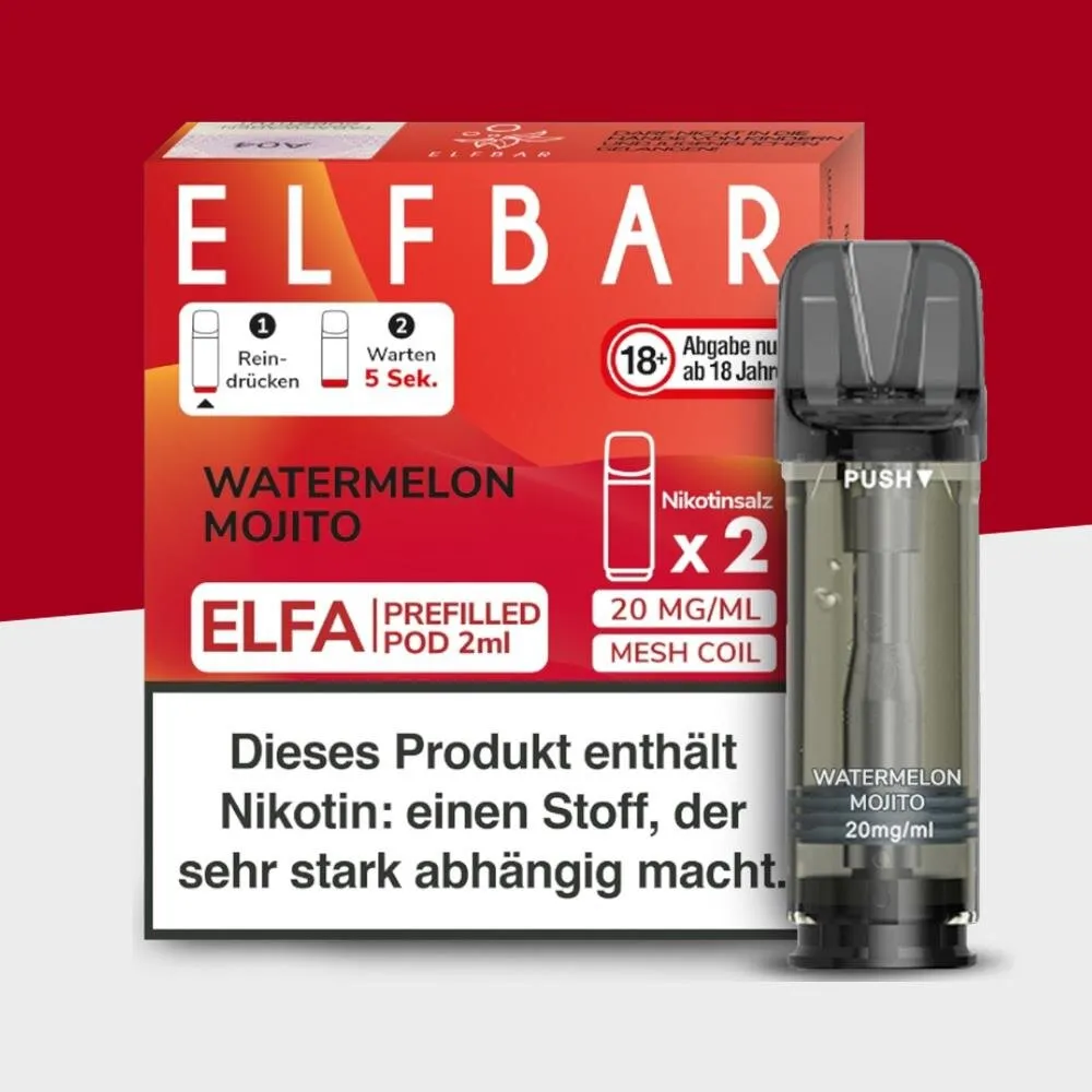 ELFA by Elfbar – Watermelon Mojito – Pod (2er Pack)