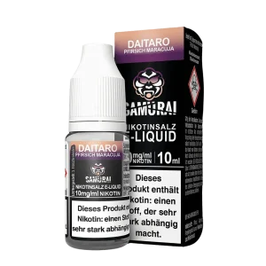 Samurai Nikotinsalz – Daitaro Pfirsich Maracuja – Liquid 20mg 10ml