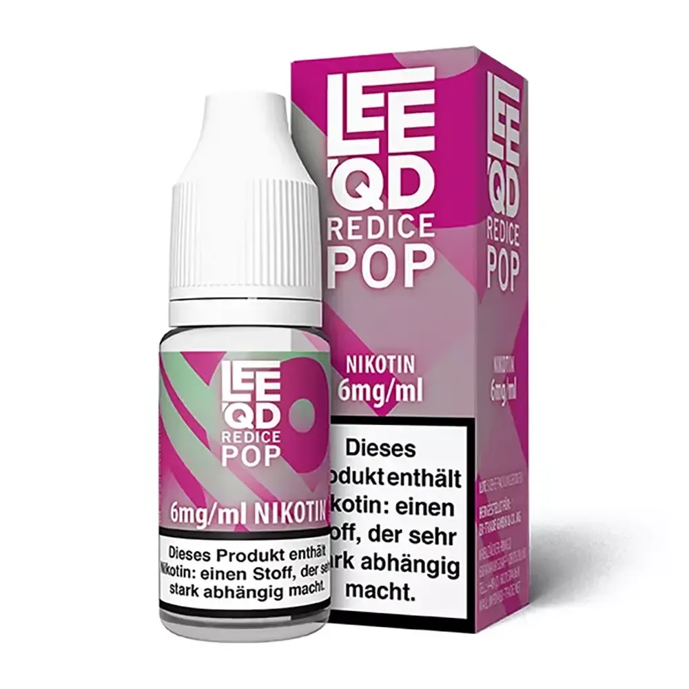 LEEQD Crazy Red Ice Pop 10ml 6mg Liquid – Bild 2