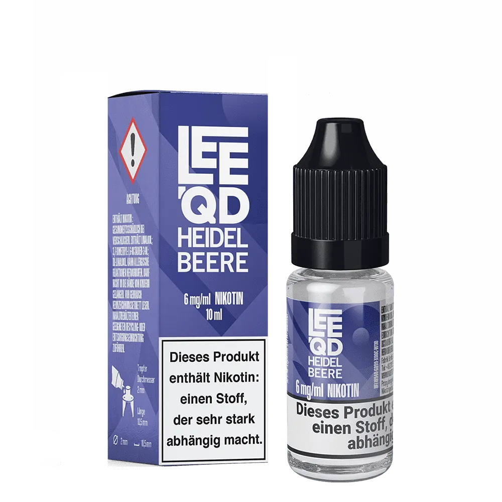 LEEQD Liquid – Fruit Heidelbeere – 6mg 10ml – Bild 2