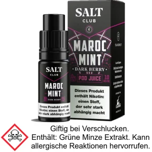 Liquid Dark Berry 10 mg/ml Nikotinsalz – Salt Club Flavorist