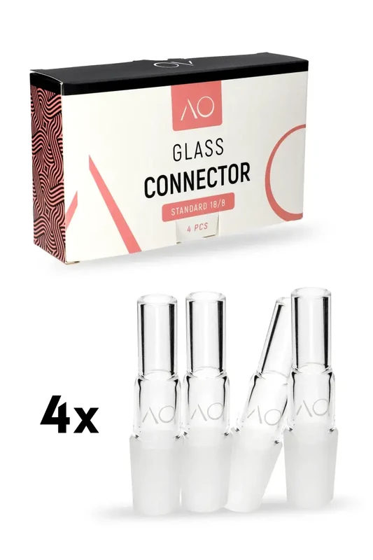 AO Glasanschluss 4er Set 18/8 Clear – Bild 2