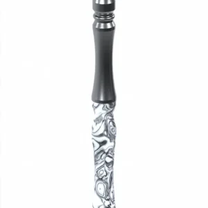 INVI Vertex Mundstück Edelstahl Gun Metal (Schwarz-Weiss)