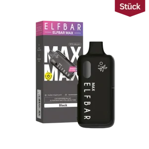 Elfbar Max Akku Gerät Black 650 mAh