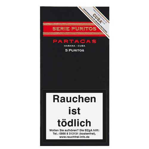 Partagas Zigarillos Serie Puritos 5Stk – Bild 2