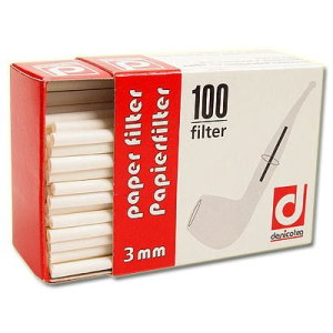 Denicotea Pfeifenfilter 3mm Zubehör für die Pfeife