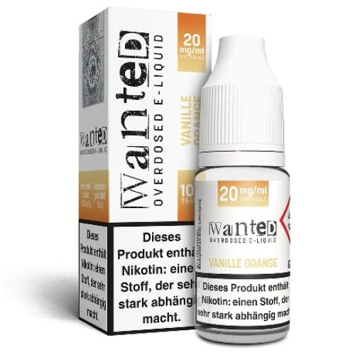 Wanted Overdosed Nikotinsalzliquid Vanille Orange 20mg – Bild 2