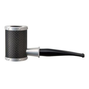 Tsuge Pfeife Metall Serie Yoroi Carbon X Silver