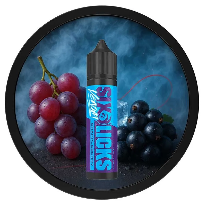 Six Licks Venom Grappleberry – Longfill Aroma 4 ml