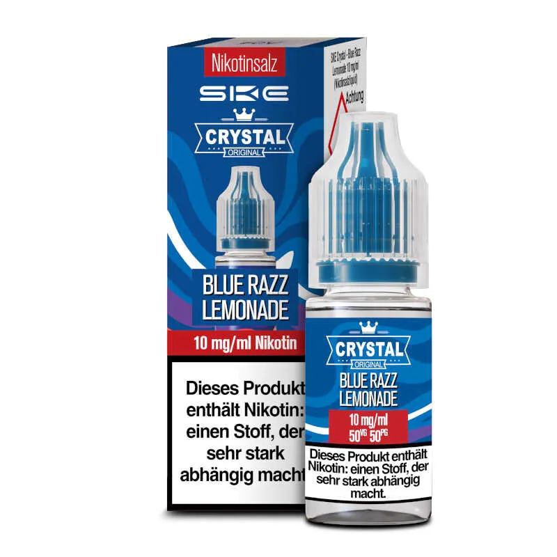 SKE – Crystal – Nikotinsalz Liquid 10 mg/ml – Blue Razz Lemonade