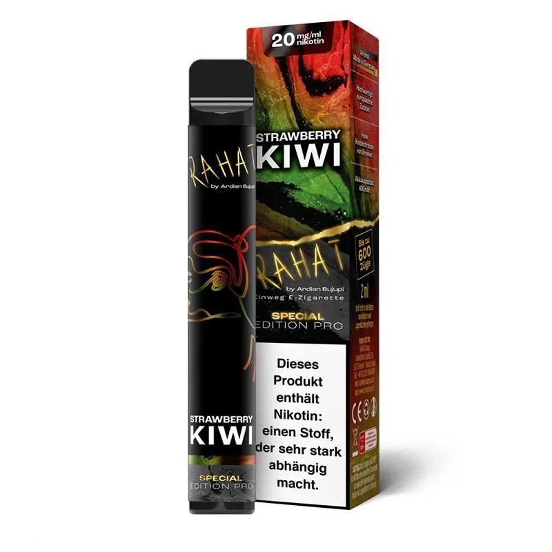 Rahat – Einweg E-Zigarette – Strawberry Kiwi-20mg/ml – Bild 2